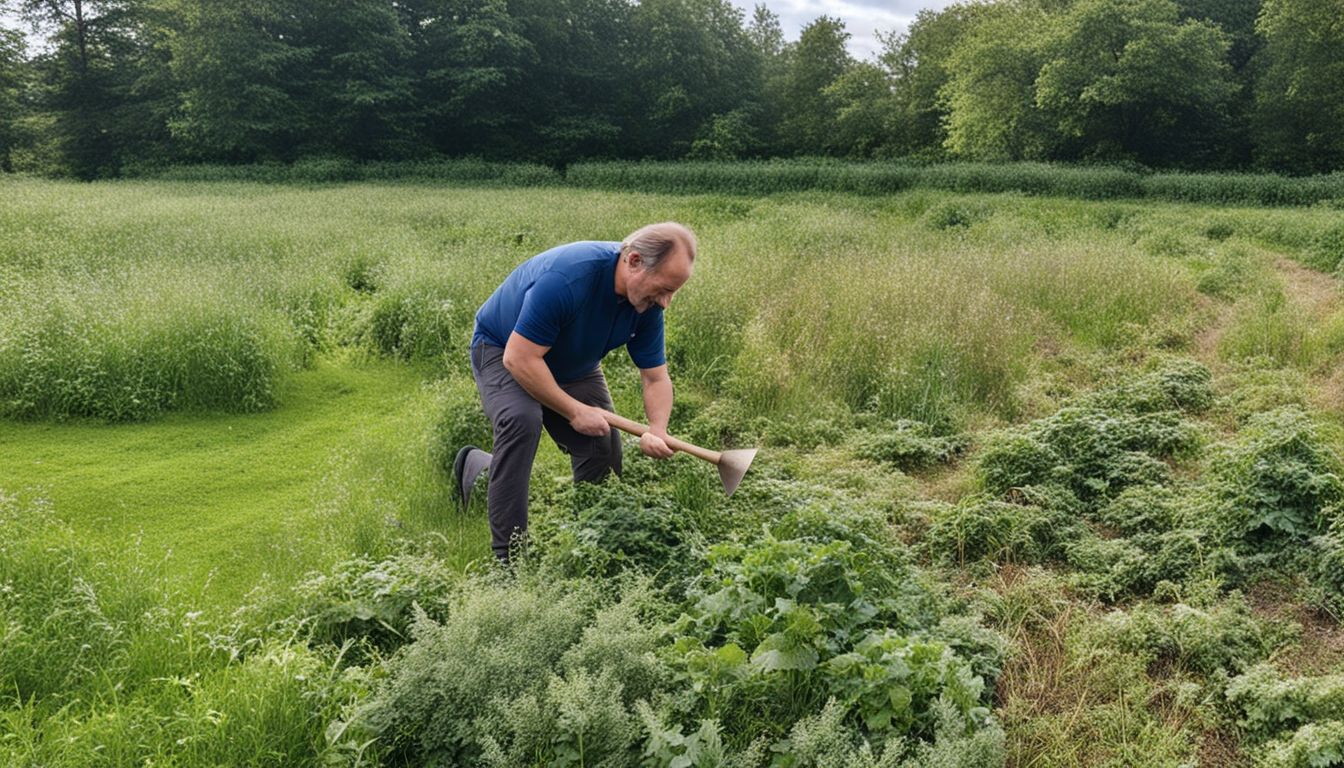 Een Man Bereidt Een Locatie Voor Voor Een Nederlandse Taalonderdompelingsworkshop.